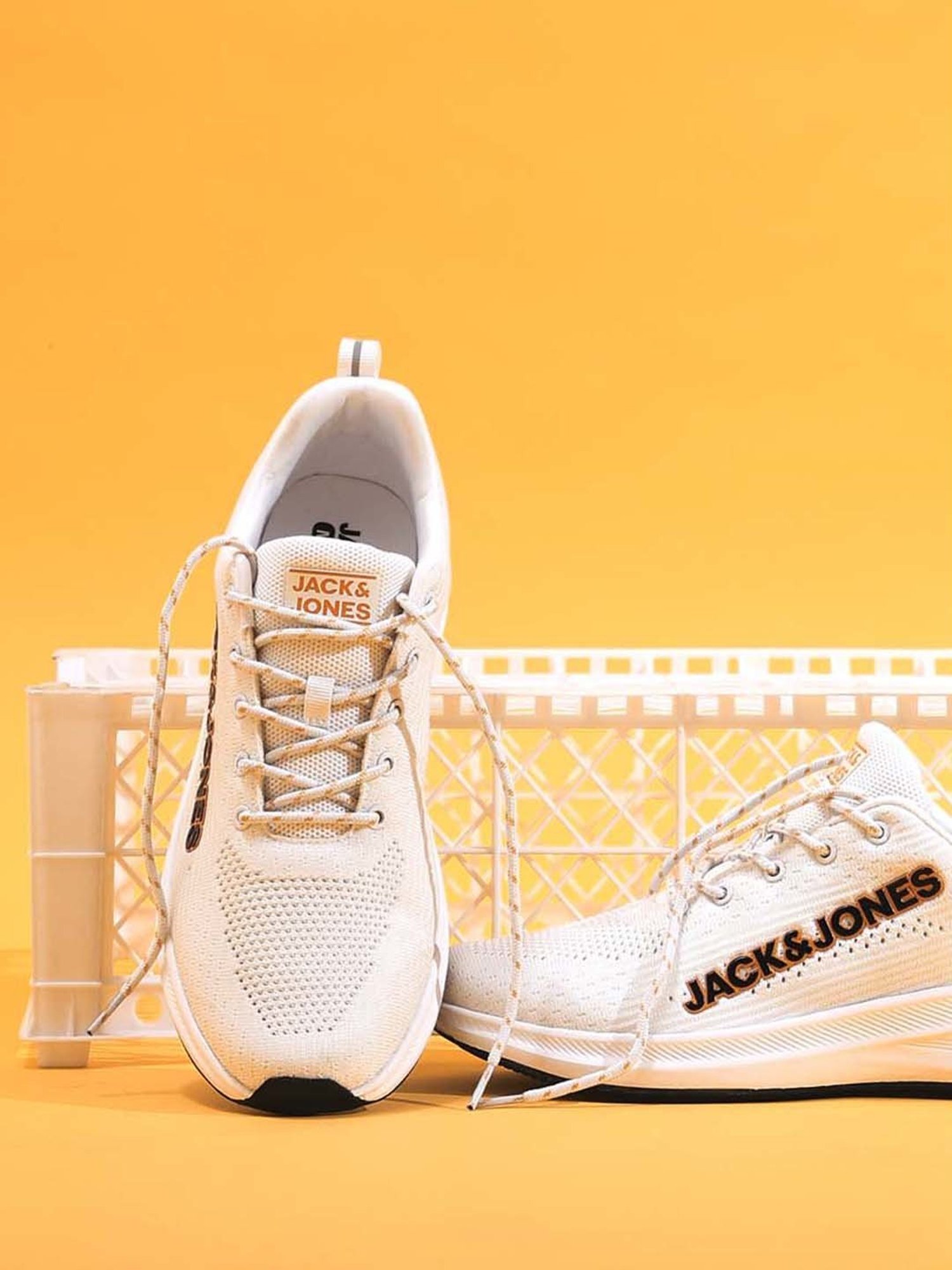 Jack & Jones Men's Bright White Casual Sneakers