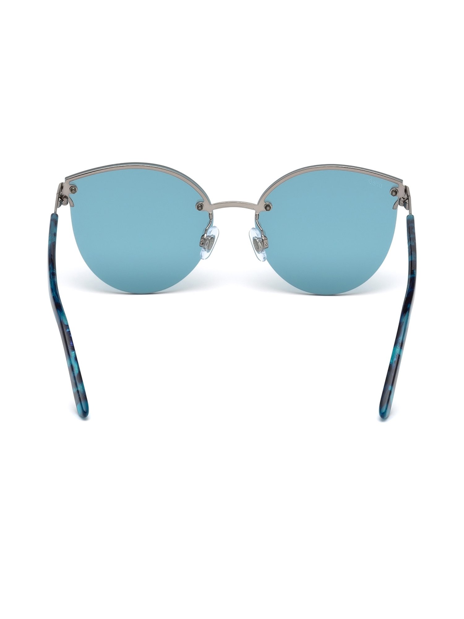 WEB EYEWEAR Blue Cat Eye Sunglasses Designed in Italy