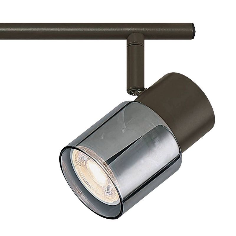 Pro Track 4-Light Bronze Finish LED Track Fixture