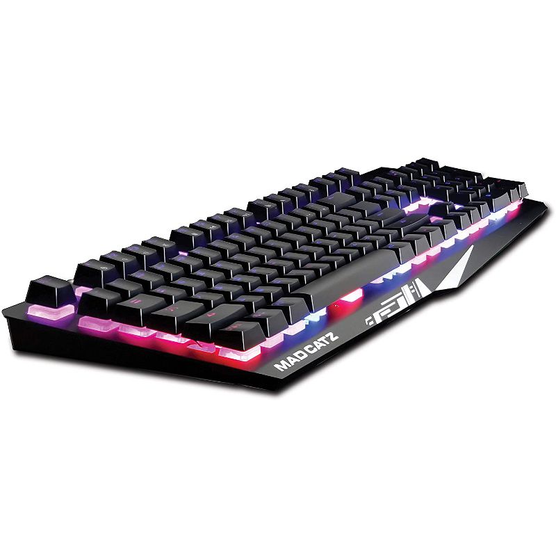 Mad Catz The Authentic S.T.R.I.K.E. 2 Membrane Gaming Keyboard, Black ( KS13MRUSBL00 )