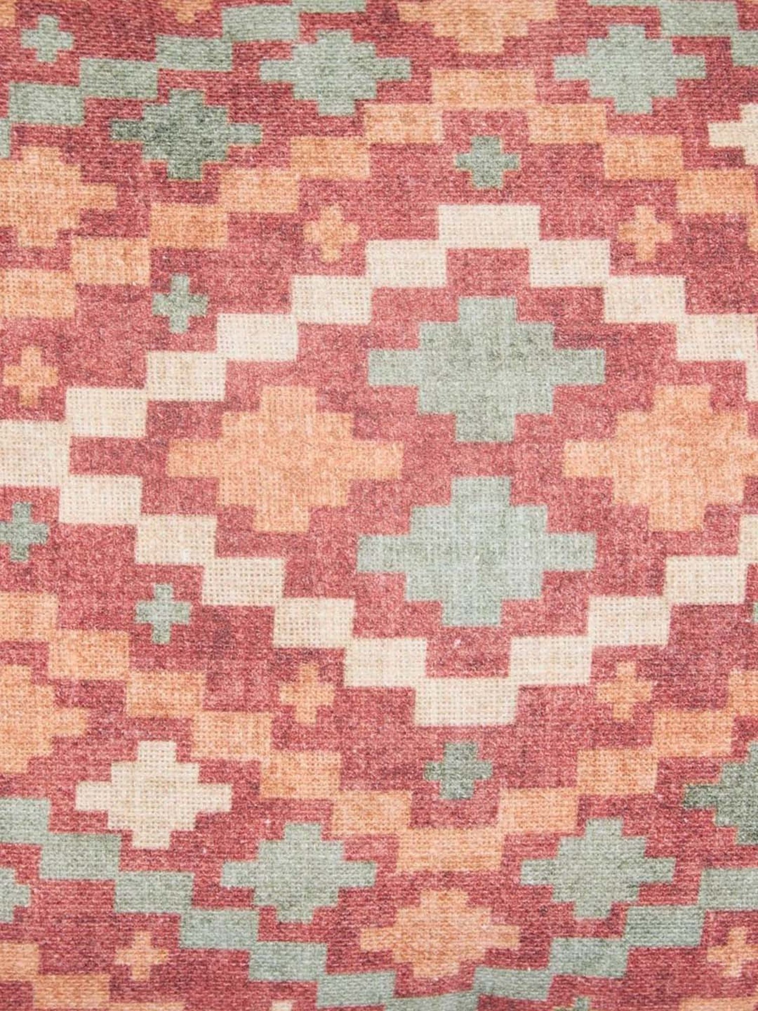 Fabindia Home Multicolor Cotton Printed Fergana Cushion Cover