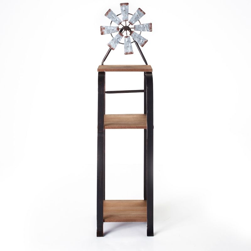 Household Essentials Banana Leaf Toilet Tissue Roll Holder Natural