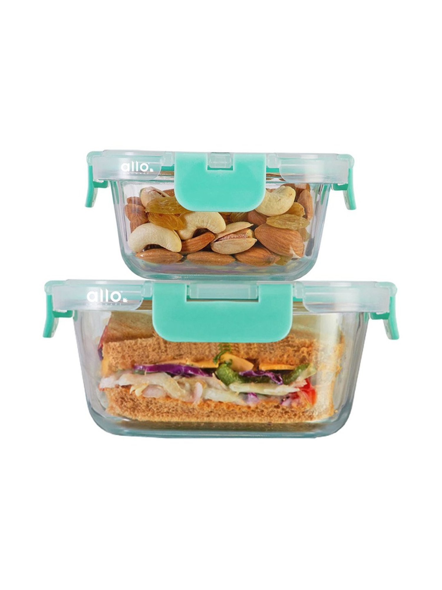 Borosilicate Glass Containers with Lids Microwave Safe Container for Glass Food Storage Containers