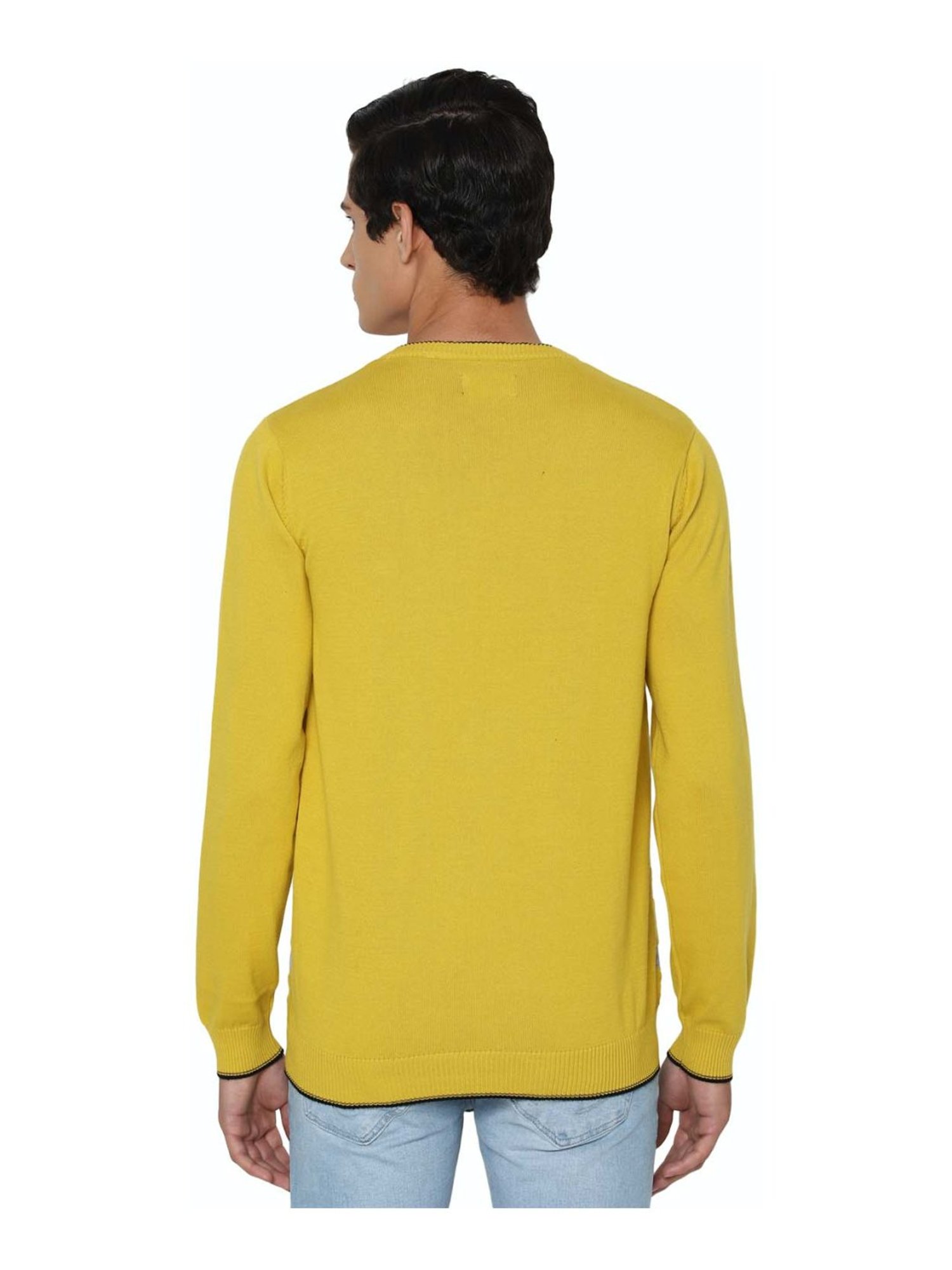 Duke Wine Self Striped Sweater