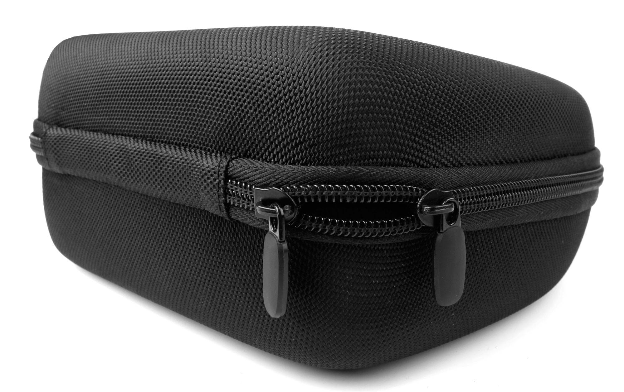 DURAGADGET Hard 'Shell' EVA Headphone Case in Black - for the SkullCandy Grind / Uprock / Hesh 2 Headphones - with Internal Netted Accessories Pocket And Contoured Mould Interior