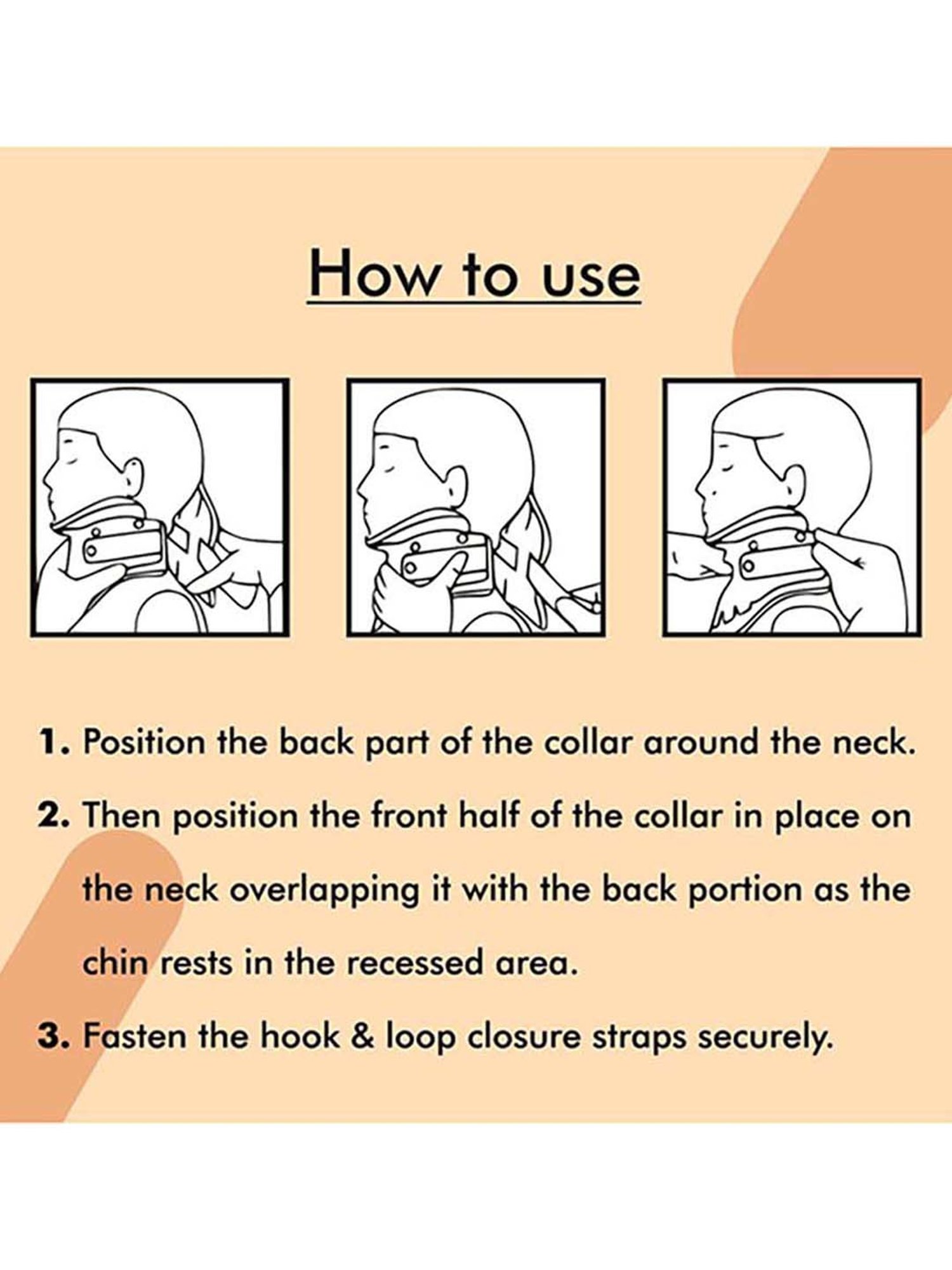 AccuSure Cervical Orthosis (Philadelphia) Ethafoam Cervical Collar - M (Beige)
