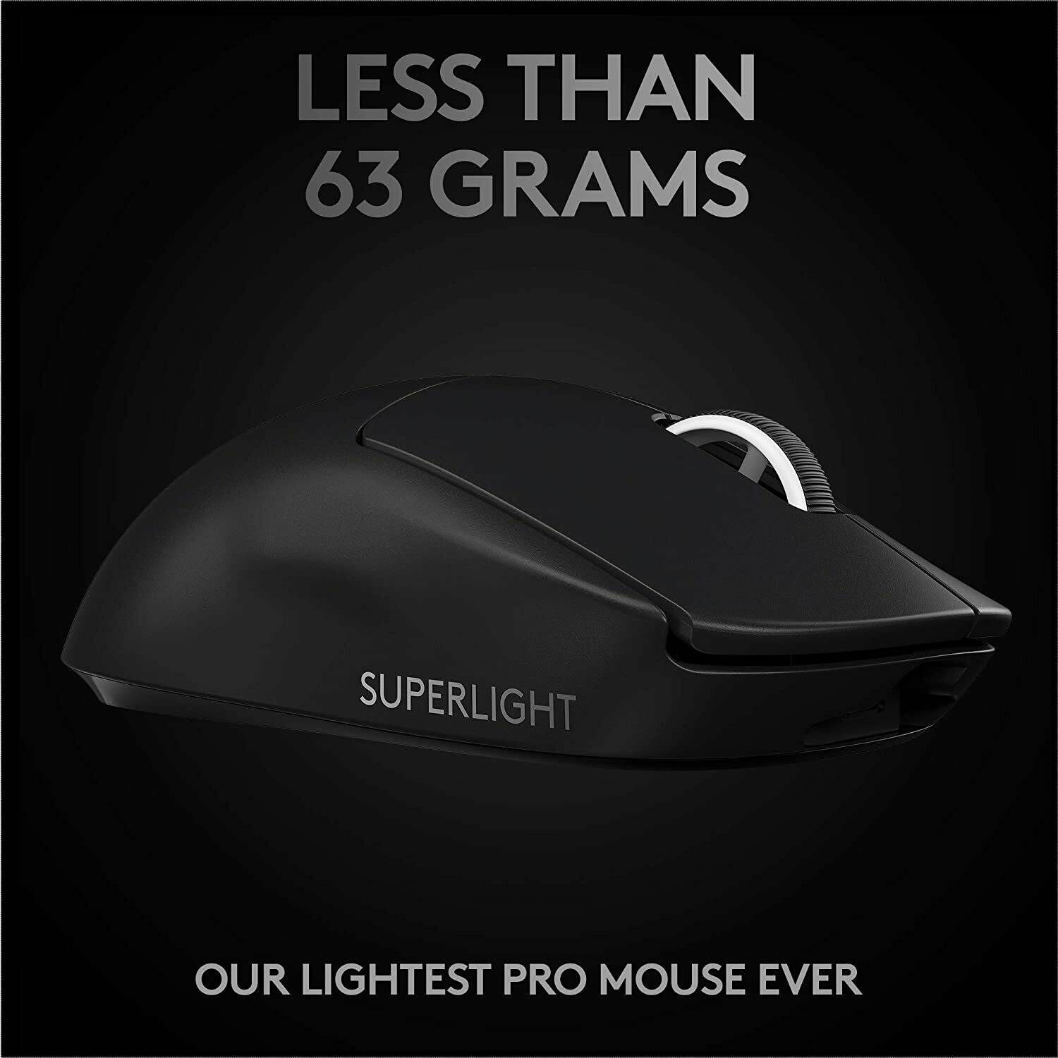 Gameing Mice, Logitech G PRO X SUPERLIGHT Wireless Gaming Mouse Black (In Hand)