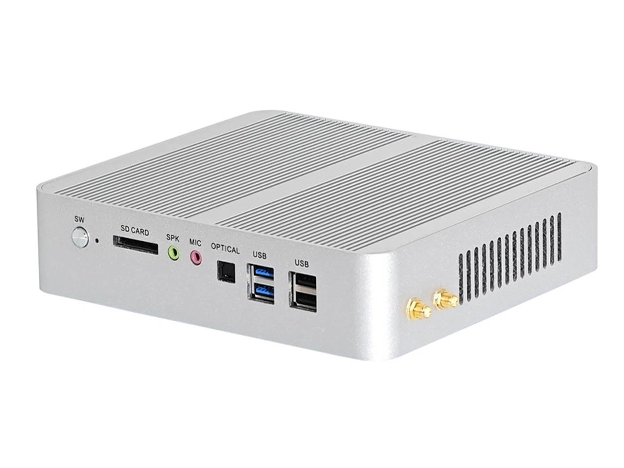 Mini PC Intel Core i5 1035G4 2*RAM Slots Max 64GB DDR4 RAM Gaming Desktop Computer 2*HDMI2.0 2*LAN 8*USB 32GB Ram 1TB SSD Windows 10 Pro