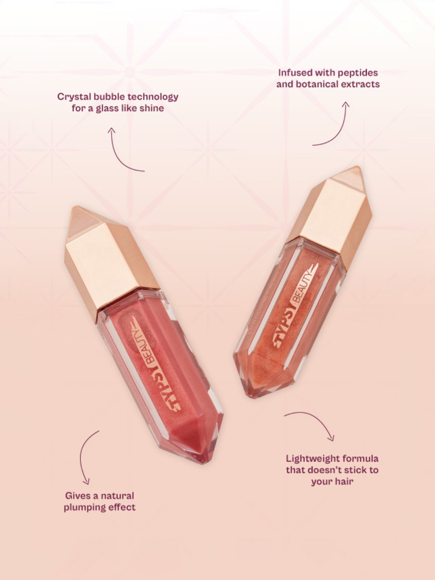 Typsy Beauty Crystal Crush Plumping Gloss XL Blazing Copper 06 - 7 ml