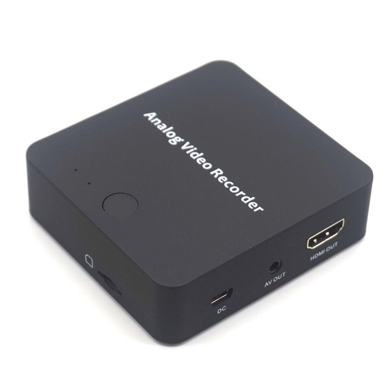 Plugadget VHS Digital Converter Video Recorder Device for VCR DVD DVR Camcorder AV Tape TO SD Media Analog File Digitizer