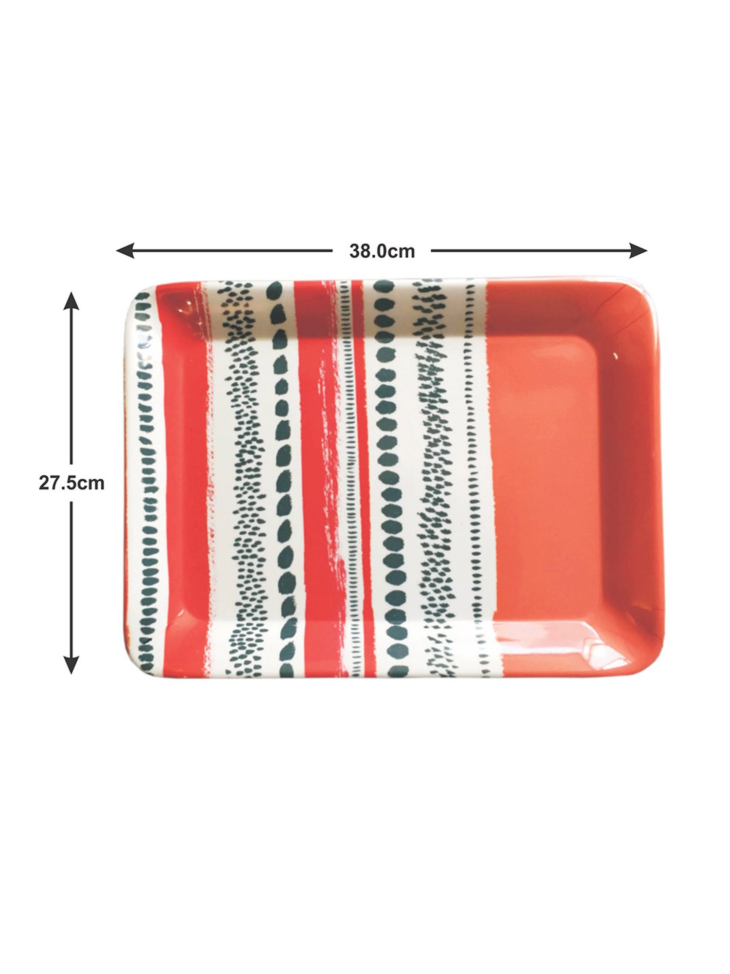 Goodhomes Multicolor Melamine Coffee Mug (220 ml) with Tray - Set of 7