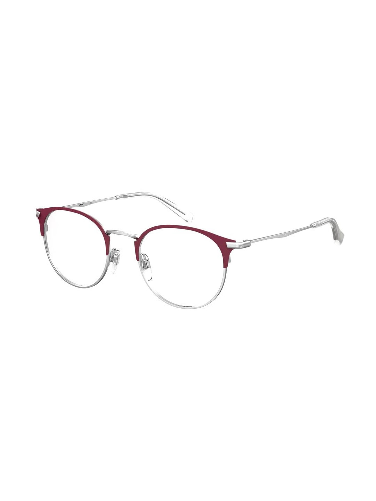 Levi's Maroon Oval Eye Frames for Men