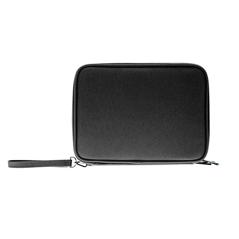 Thread Electronic Large Travel Cord Cable Wire Organizer Travel Accessories Case Bag Pouch for Electronics Cord Cases for Charger Phone USB iPad Small Tablet Gadget Accessory Black