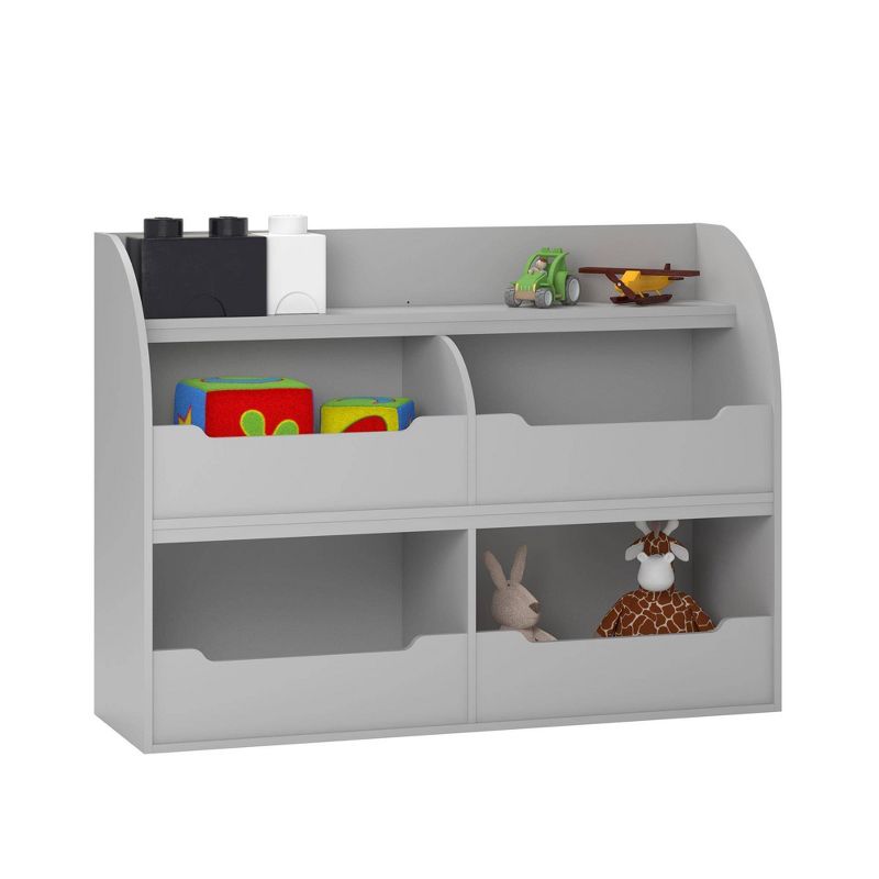 Kids' Dixie Toy Storage Bookcase Gray - Room & Joy