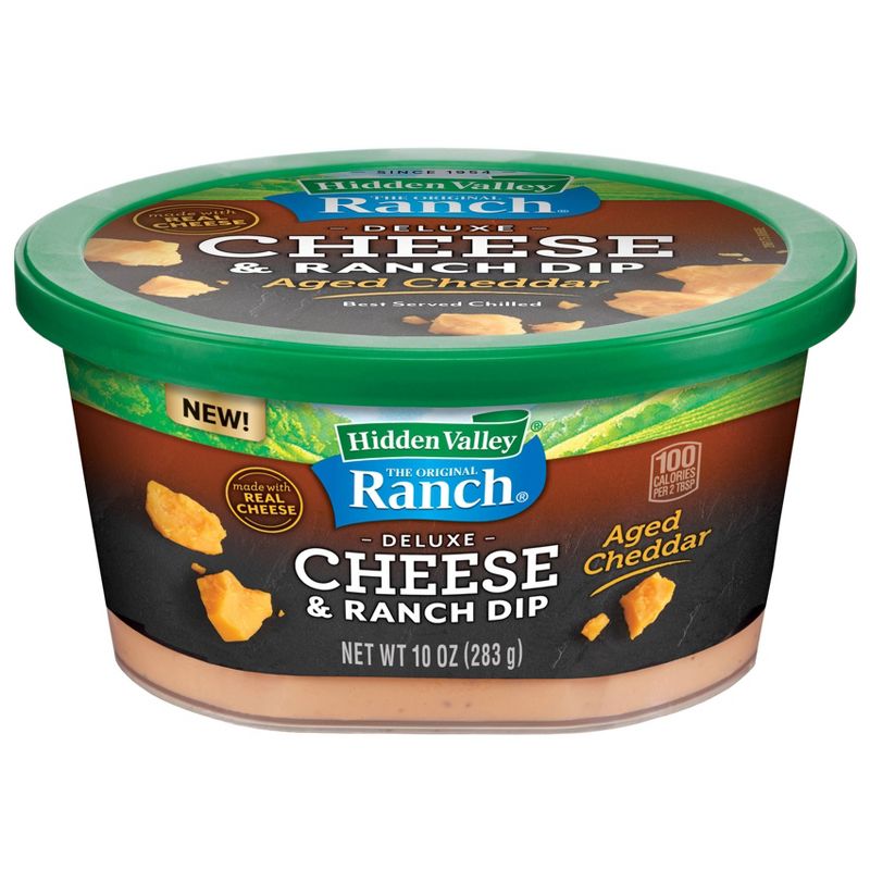 Hidden Valley Ready to Eat Dips Aged Cheddar - 10fl oz