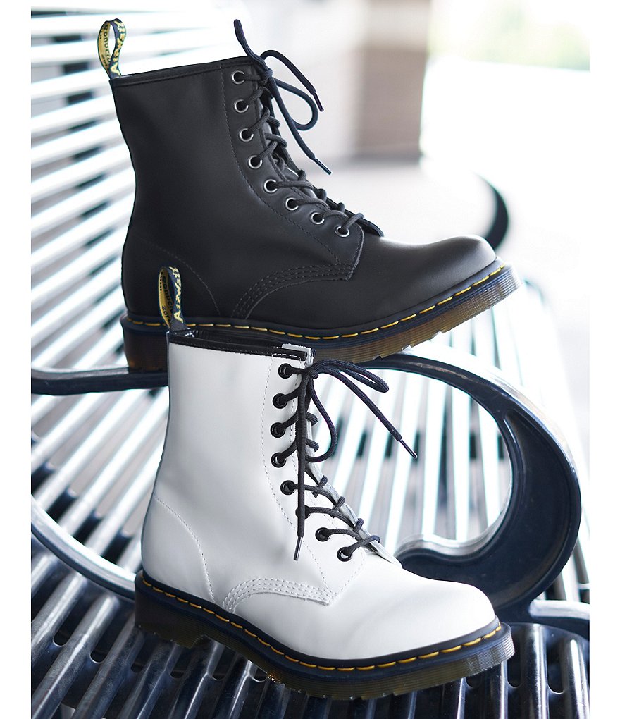 Dr. Martens Women's 1460 Smooth Leather Combat Boots