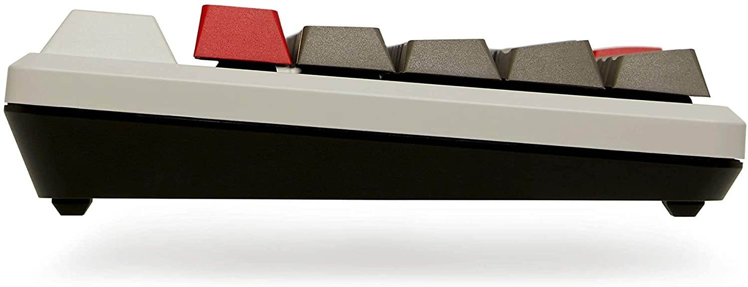 Durgod Fusion Mechanical Keyboard - 65% Layout - Doubleshot PBT Cherry Profile - Wireless 2.4gHz / Bluetooth 5.0 / USB Type C - Up to 40 Days Battery Life (Cherry Black, Steam)