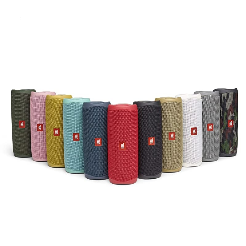 FLIP 5, Waterproof Portable Bluetooth Speaker, Black (New Model)