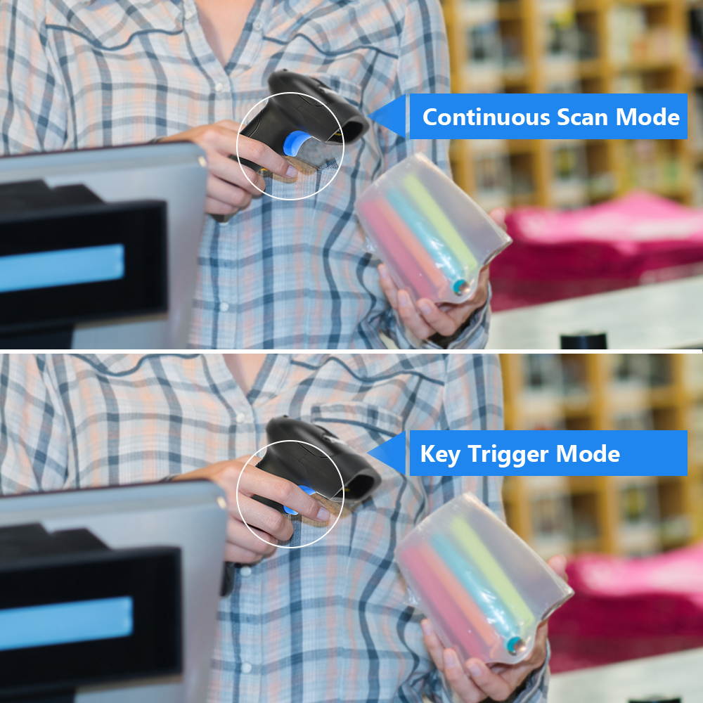 Eyoyo Wired 1D QR 2D barcode scanner, handheld USB Wired Bar Codes Reader CCD PDF417 Data Matrix Bar Code Image Automatic Scanning Compatible with Windows xp/7/8/10 Mac OS Linux