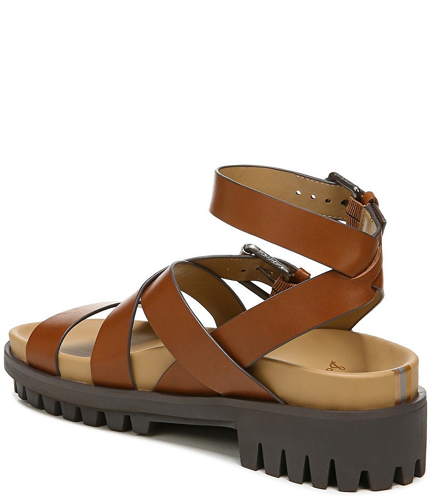 Sam Edelman Eleanora Leather Ankle Wrap Sandals
