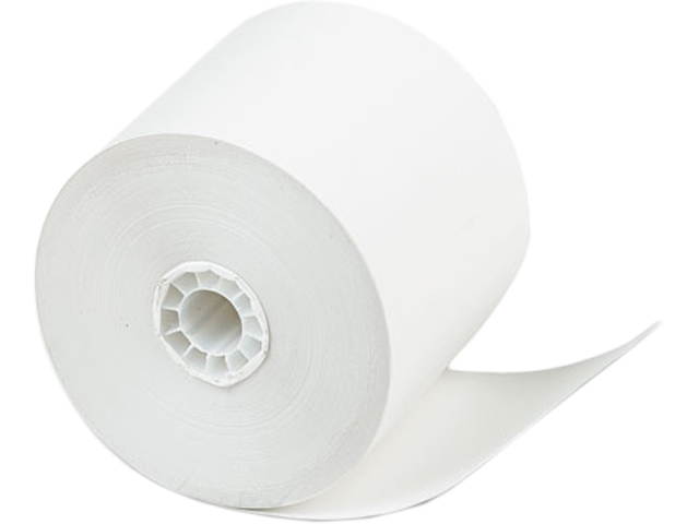 PM Company Thermal Paper Rolls, Cash Register/Gas Pump 2-5/16" x 200 ft, White, 24/CT