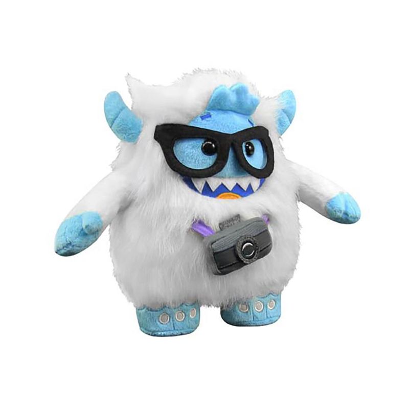 Crowded Coop, LLC WhimWham 8" Plush, Yeti Nerd Glasses