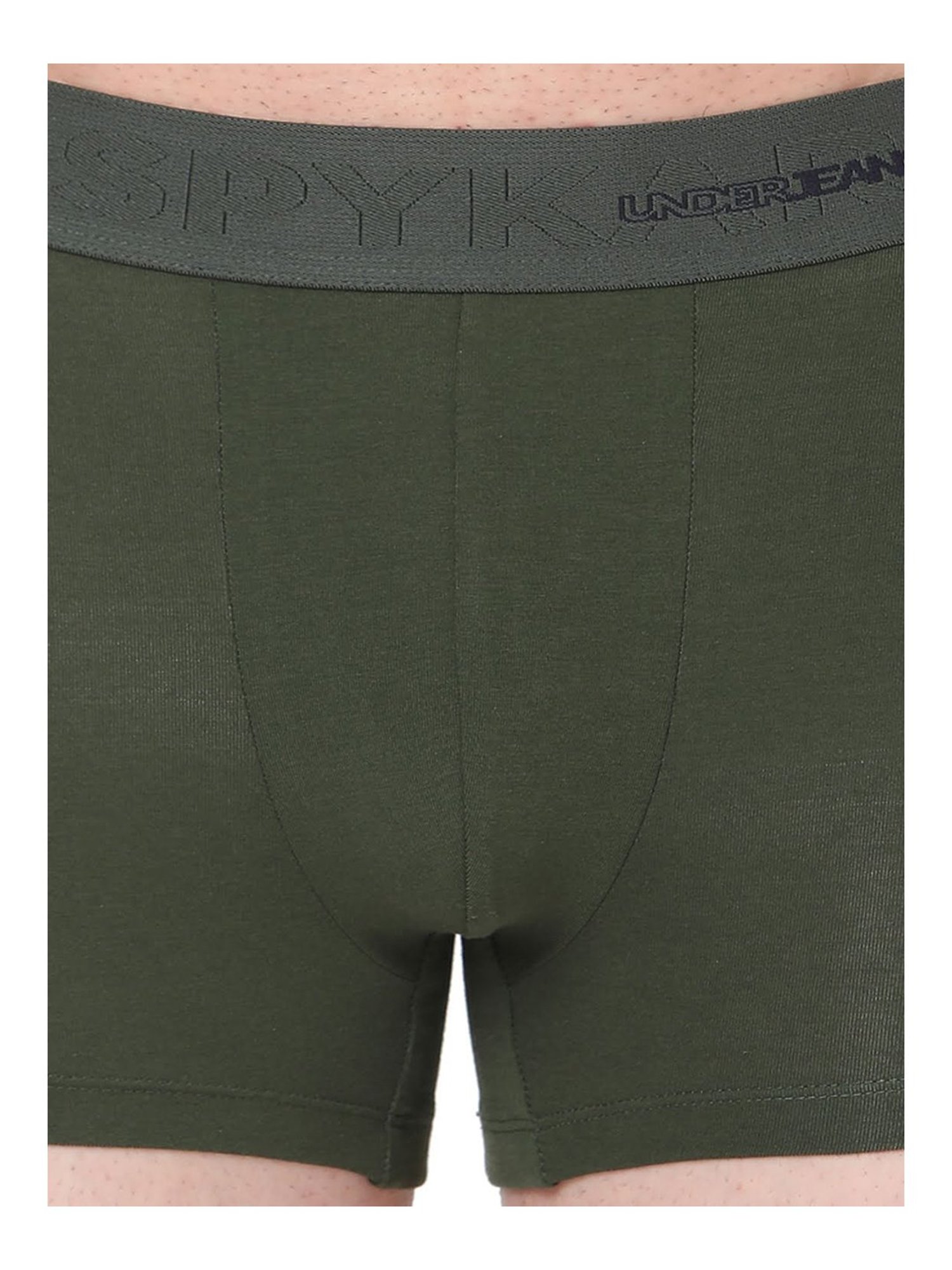 UnderJeans by Spykar Olive Trunks