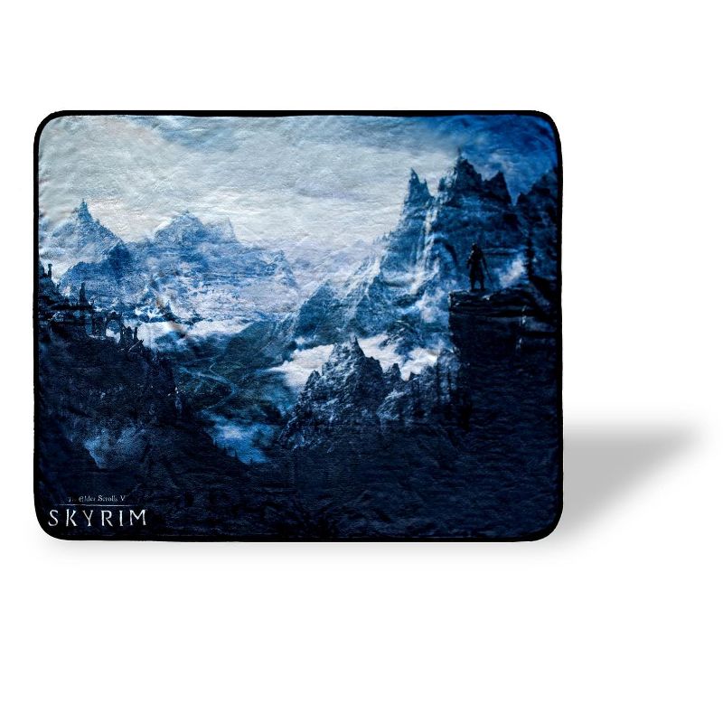 Just Funky The Elder Scrolls Skyrim Video Game Fleece Throw Blanket | 60 x 45 Inches
