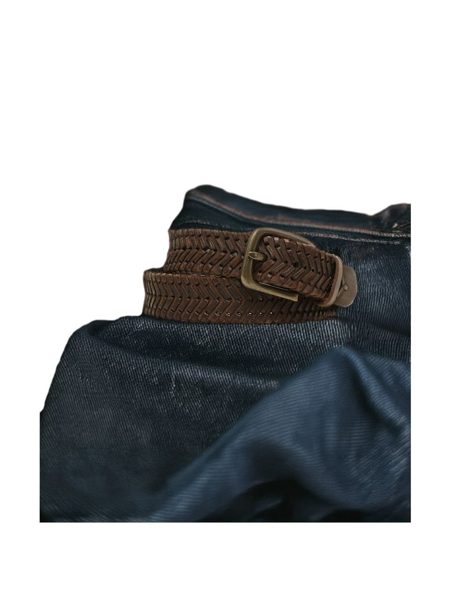 Art N Vintage Brown Leather Waist Belt For Men