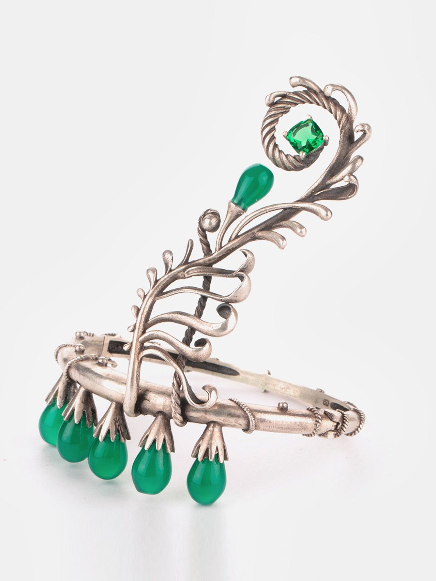 Shaya 92.5 Sterling Silver Liberate Oxidized Bracelet for Women