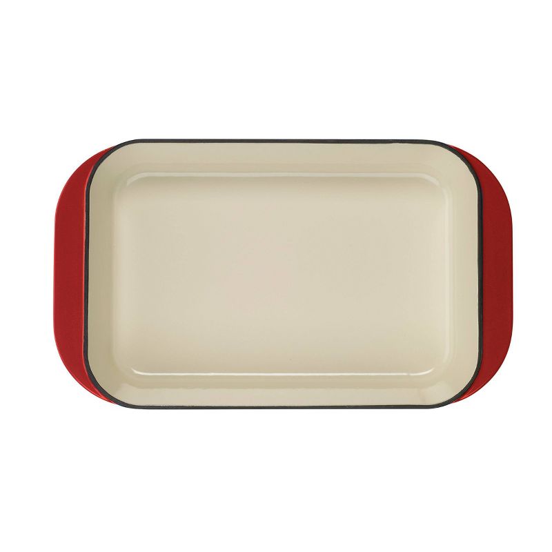 Cuisinart Chef's Classic 14" Red Enameled Cast Iron Roasting & Lasagna Pan - CI1136-24CR