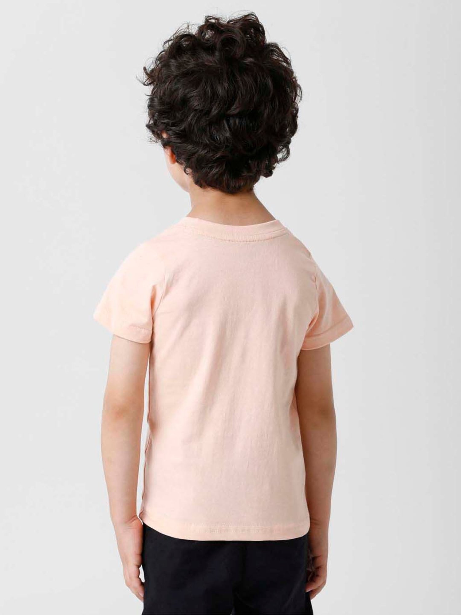 Kate & Oscar Kids Pink Cotton Printed T-Shirt