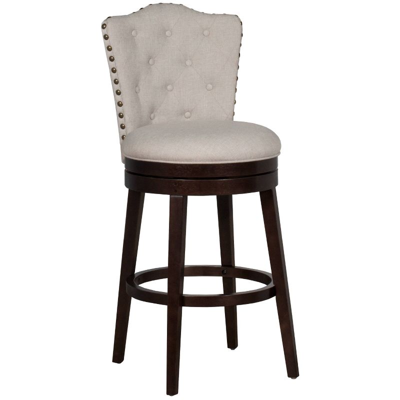 Edenwood Barstool Chocolate/Cream - Hillsdale Furniture