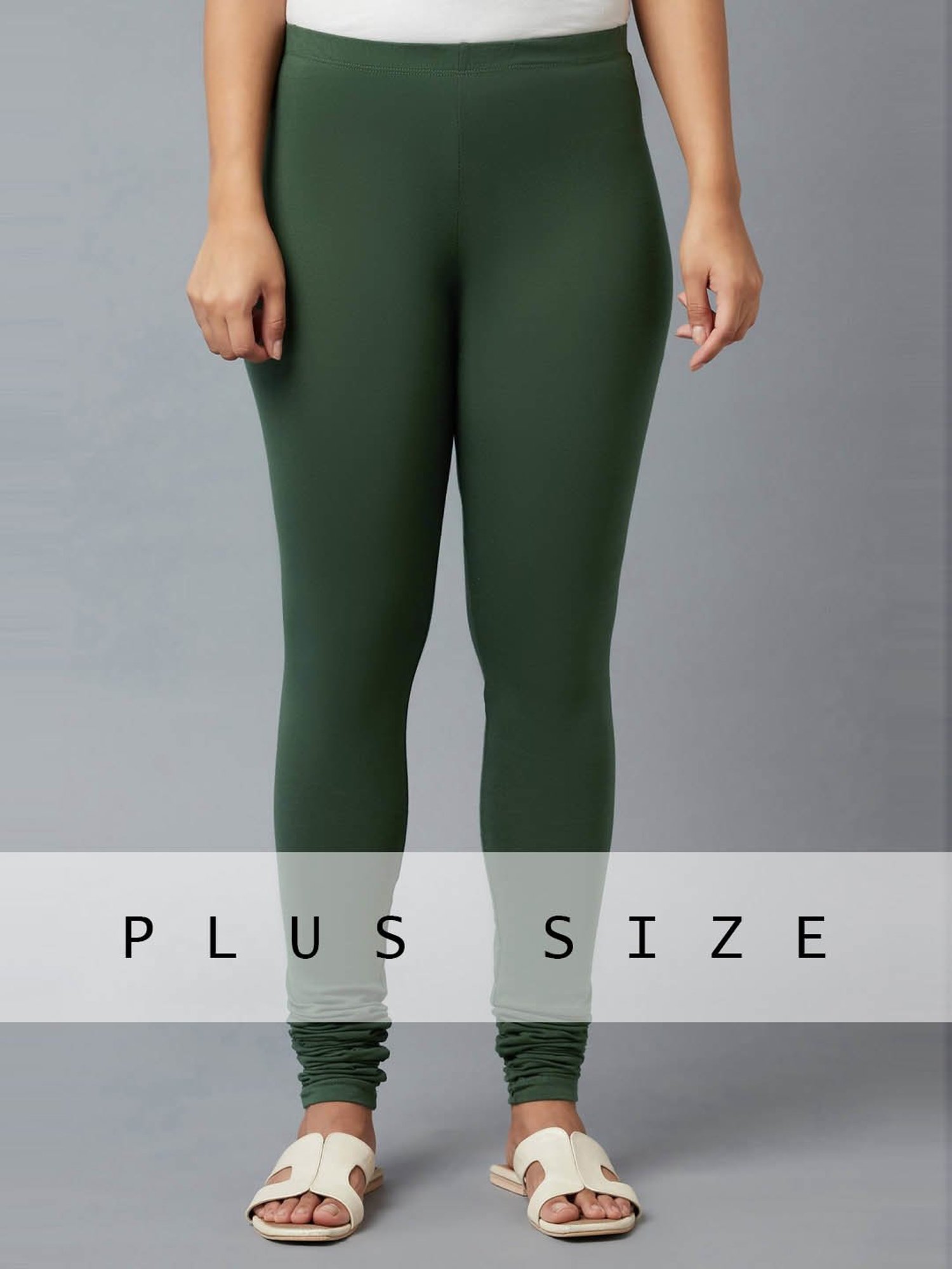 Elleven from Aurelia Green Cotton Churidar