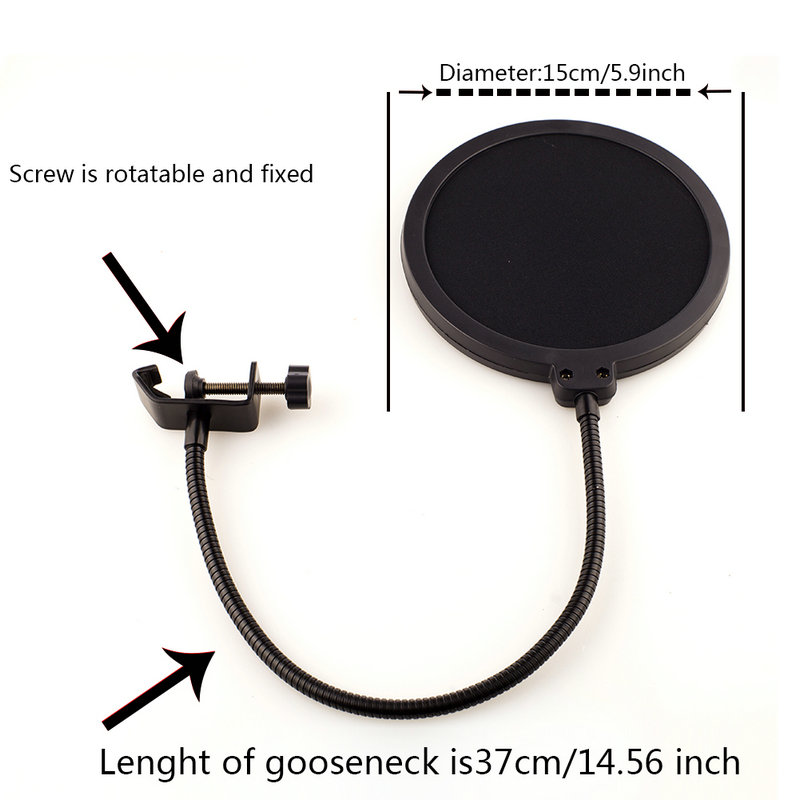 gold--BM800 Professional Suspension Microphone Kit Studio Live Stream Broadcasting Recording Condenser Microphone Set