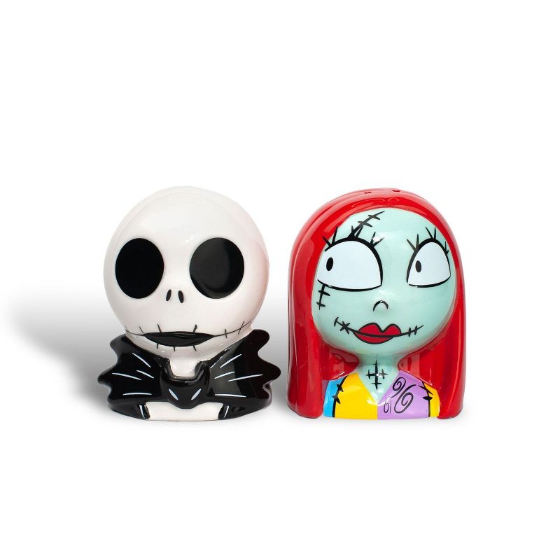 Seven20 OFFICIAL Nightmare Before Christmas Salt & Pepper Shakers | Jack & Sally Set