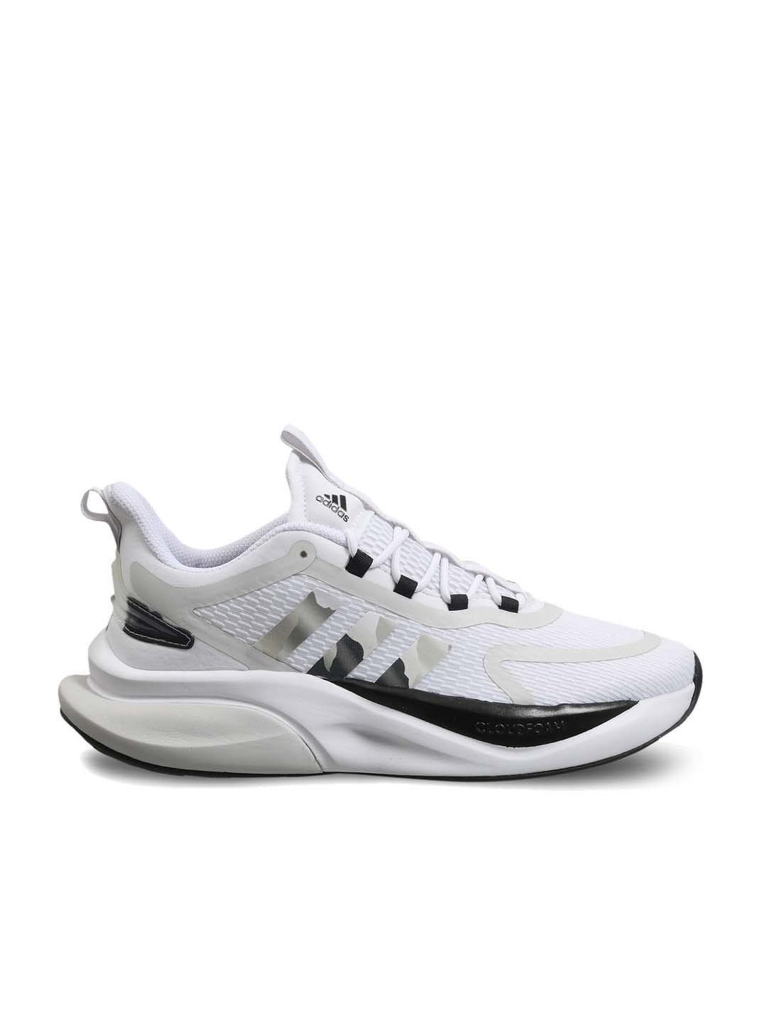 Adidas Men's APLHA White Running Shoes