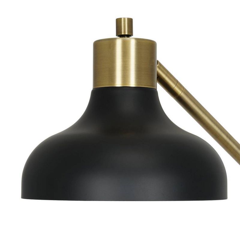 59" Counter Balance Floor Lamp (Includes LED Light Bulb) Black - Cresswell Lighting