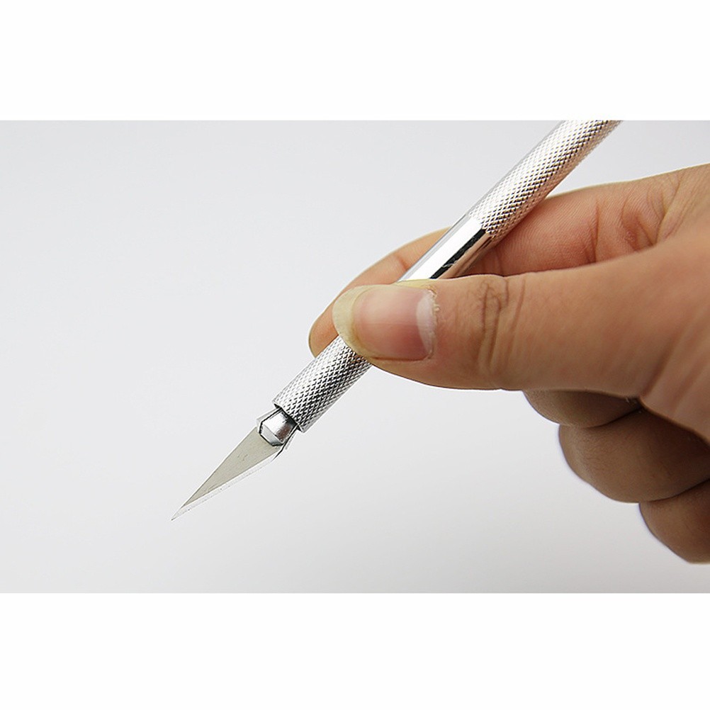 Aluminium Alloy Wood Carving Tools Craft Sculpture Pottery Modeling Engraving Tool Cutting Tool PCB Repair DIY Hand Tool (Purple)