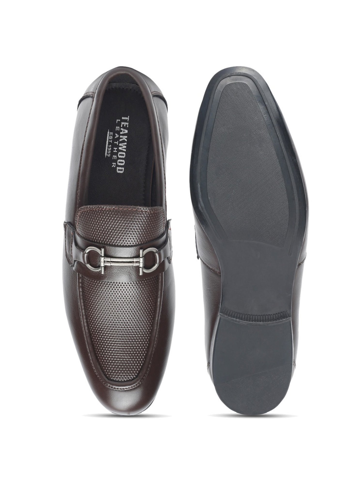 Teakwood Leathers Men's Brown Casual Loafers