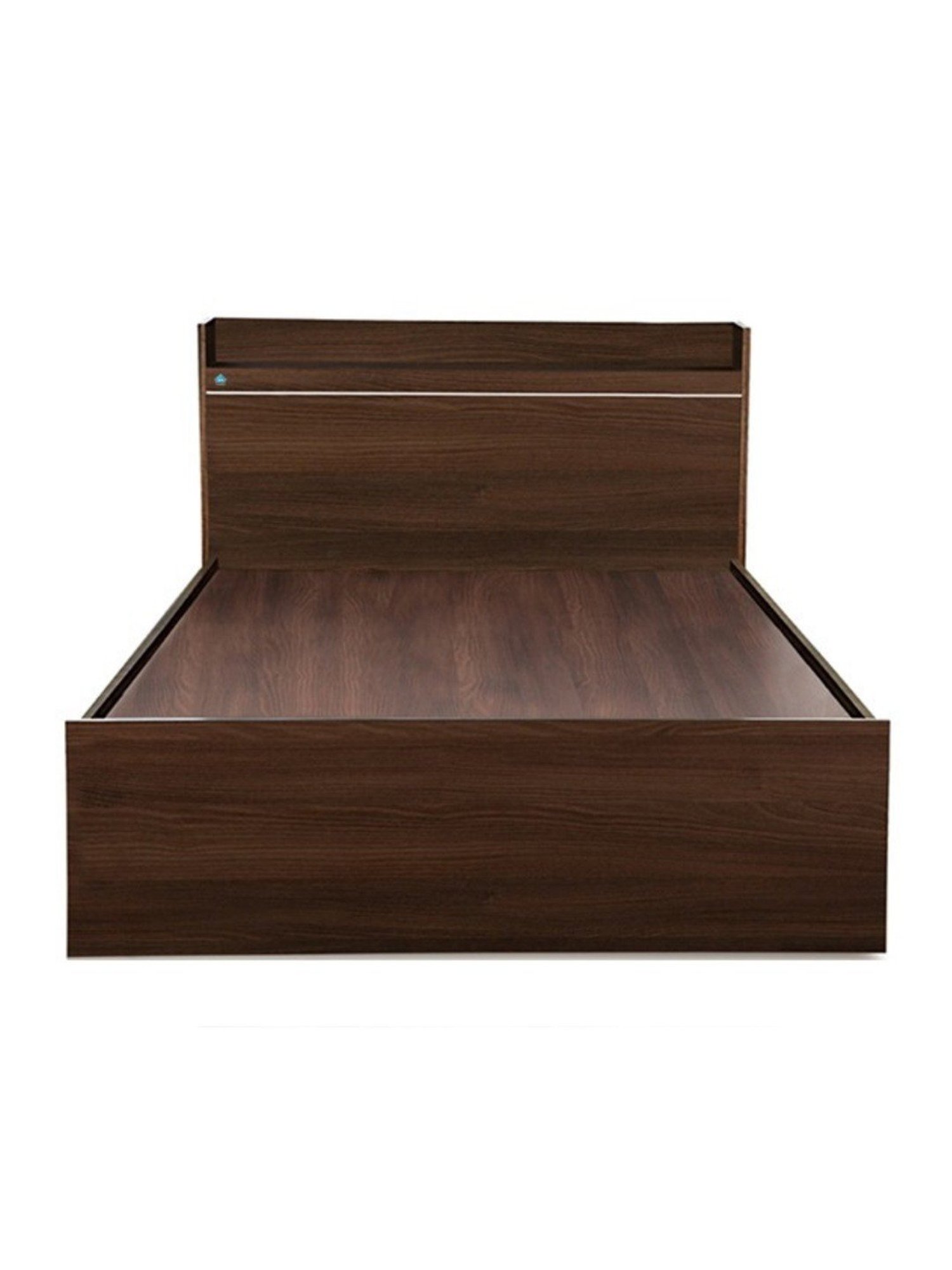 Delite Kom Cherry Acacia Dark Engineered Wood Single Bed