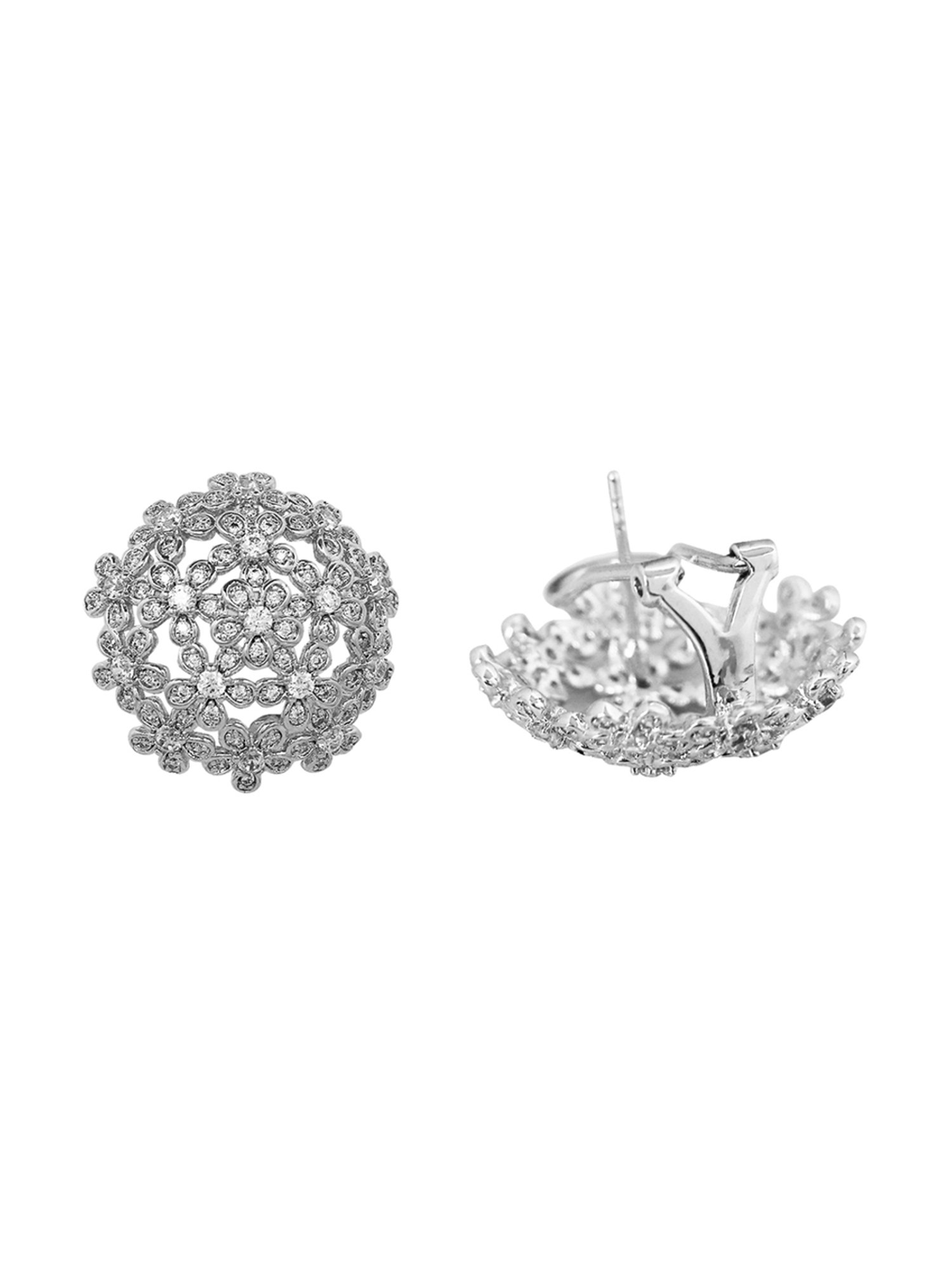 The Real Effect London 800 Silver Earrings for Women