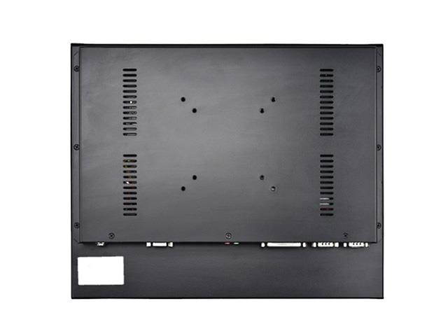 15" Industrial Panel PC,All in One Computer,Intel Celeron J1800,Windows 7/10,Linux,10 Points Capacitive Touch Screen,(Black),[1VGA/3USB2/1USB3/1LAN/3COM/FAN],(4G RAM/128G SSD)