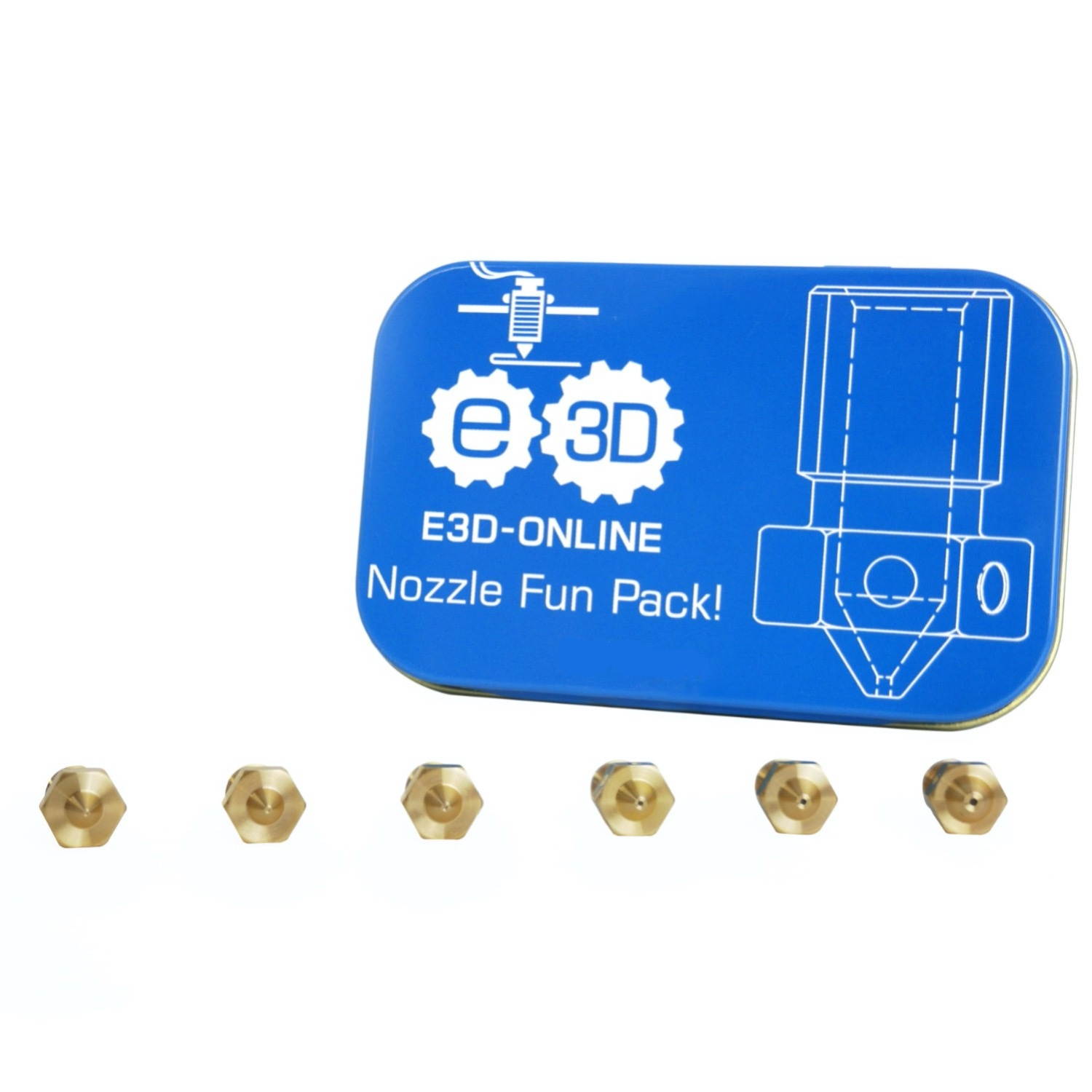 E3D V6 Nozzle Fun Pack - 2.85mm