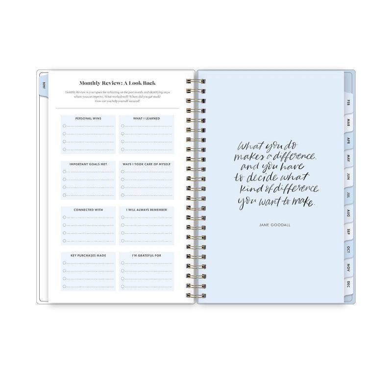 Undated Teacher Planner 8.5" x 11" Large Weekly Lesson Plan Book Botanical Floral - TF Publishing
