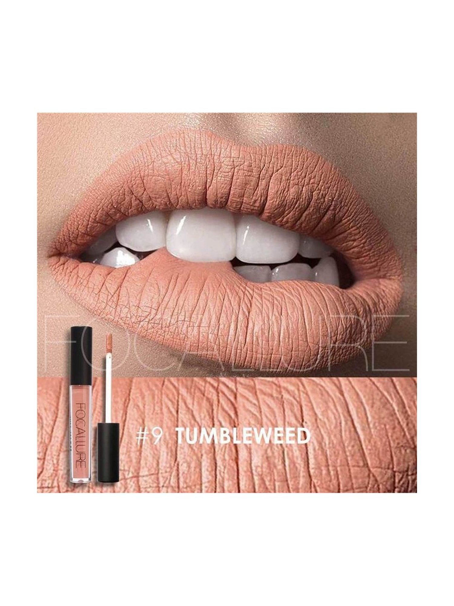 FOCALLURE Matte Liquid Lipstick Tumbleweed - 6 gm