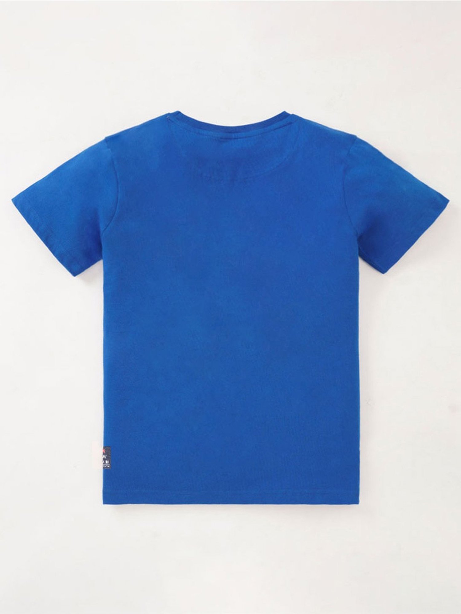 Edheads Kids Blue Cotton Printed T-Shirt