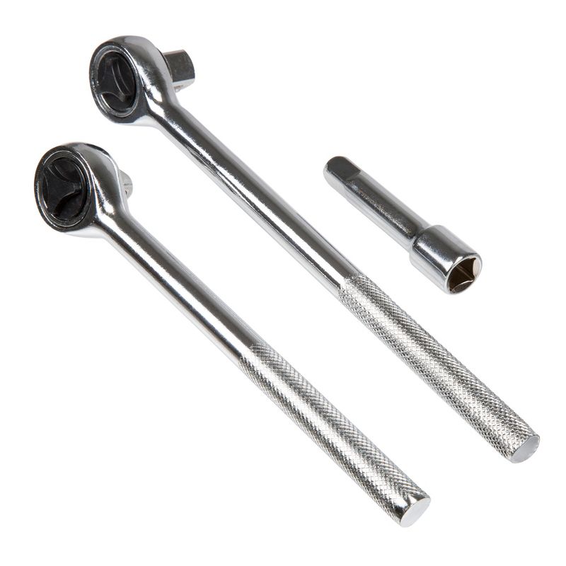 Stalwart 52pc with Socket Set SAE and Metric Hand Tool Set Clear