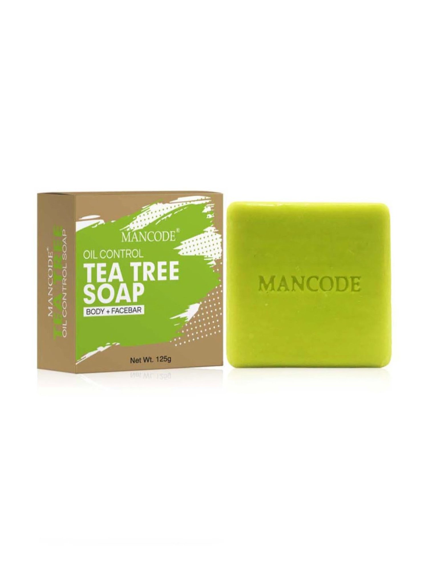 Mancode Tea Tree Oil Control Soap - 125 gm