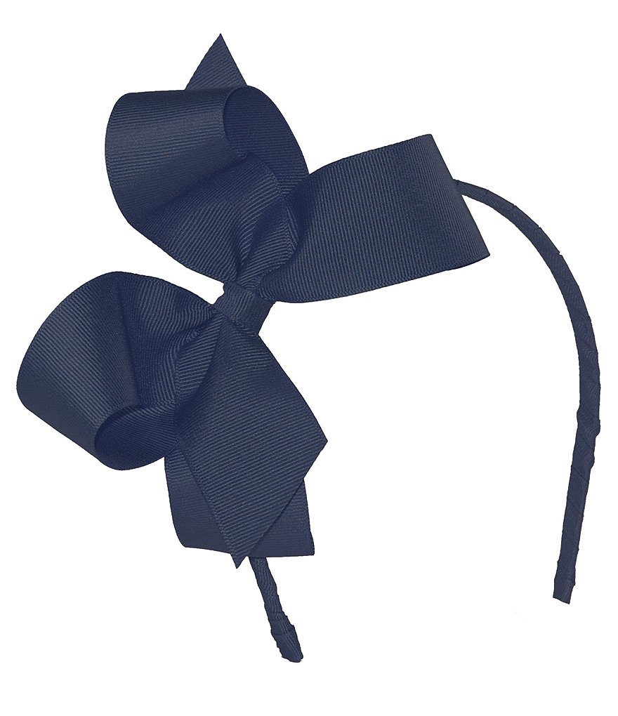 Copper Key Girls Grosgrain Bow Headband